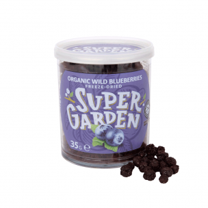 Freeze dried (lyophilized) organic  blueberries