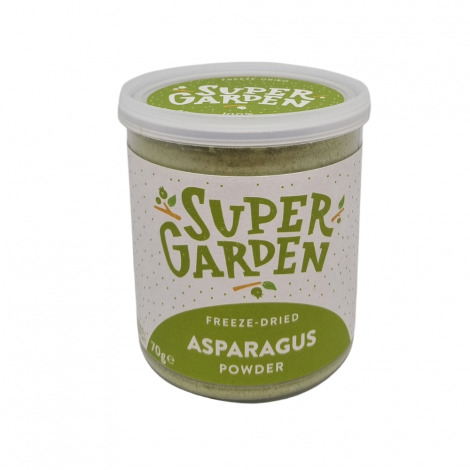 Freeze dried (lyophilized) asparagus powder