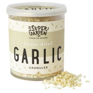 Freeze dried (lyophilized) garlic