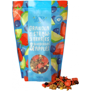 Granola with freeze dried (lyophilized) berries and fruits
